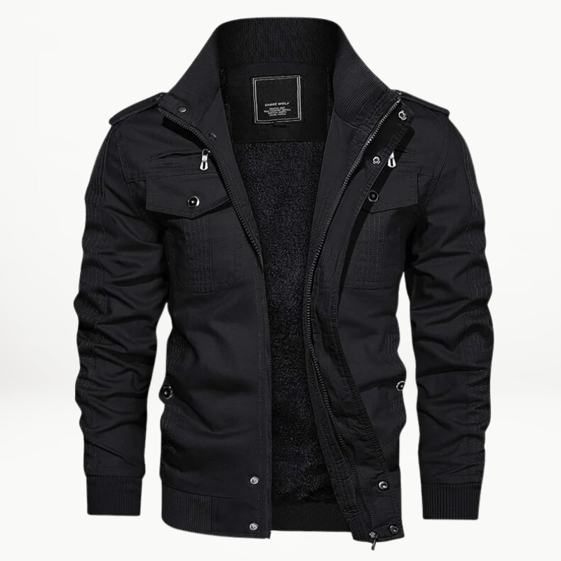 Vincent | Stylish Fleece Lining Military Jacket