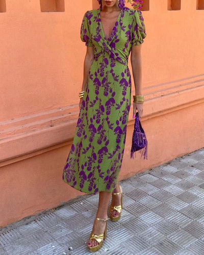 Erin | Stylish Floral Wrap Dress