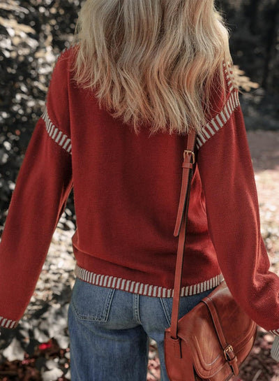 Marisa | Chic Contrast Sweater