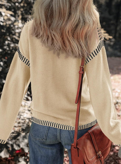 Marisa | Chic Contrast Sweater