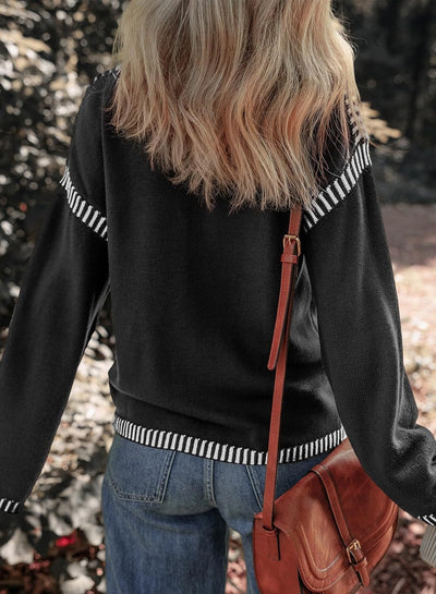 Marisa | Chic Contrast Sweater