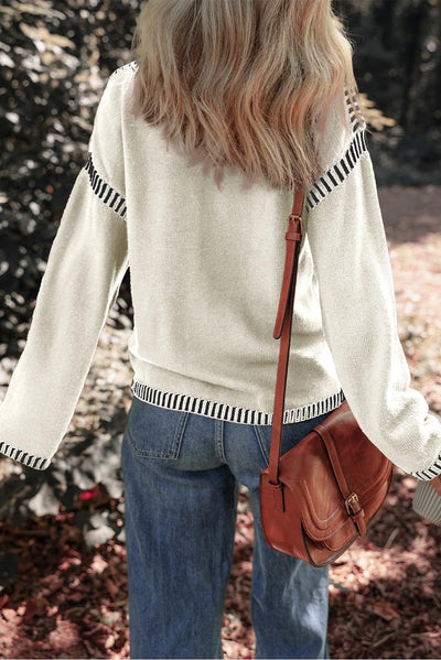 Marisa | Chic Contrast Sweater