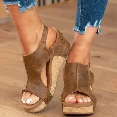 Vanessa | Orthopedic Leather Sandals