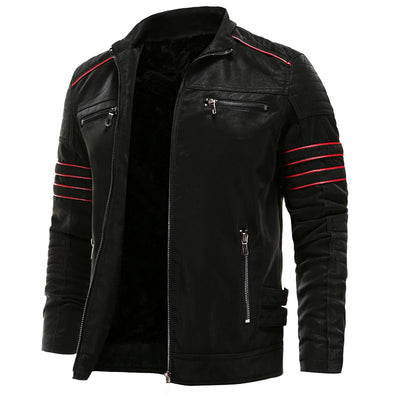 Ashton™ | Stylish Racer Leather Jacket