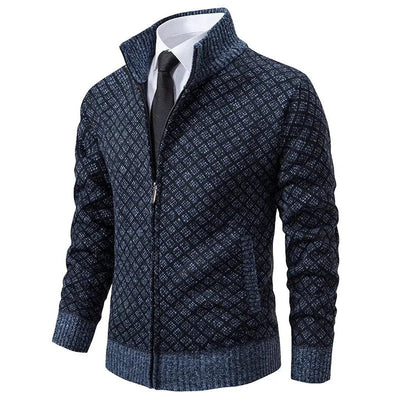 Xaver | Stylish Zip-Up Knit Jacket