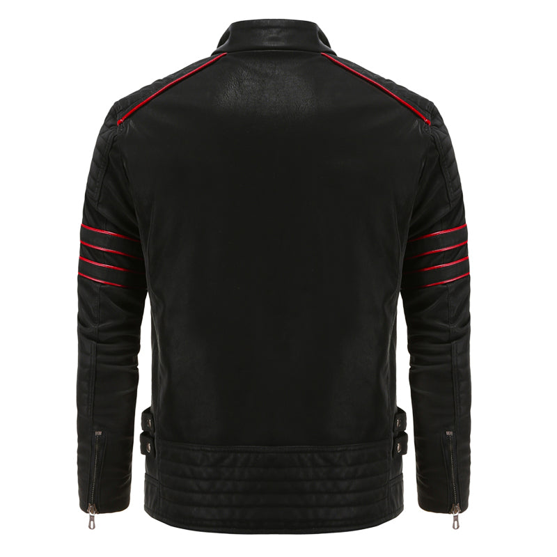 Ashton™ | Stylish Racer Leather Jacket