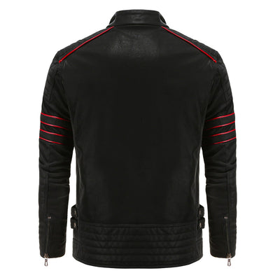 Ashton™ | Stylish Racer Leather Jacket