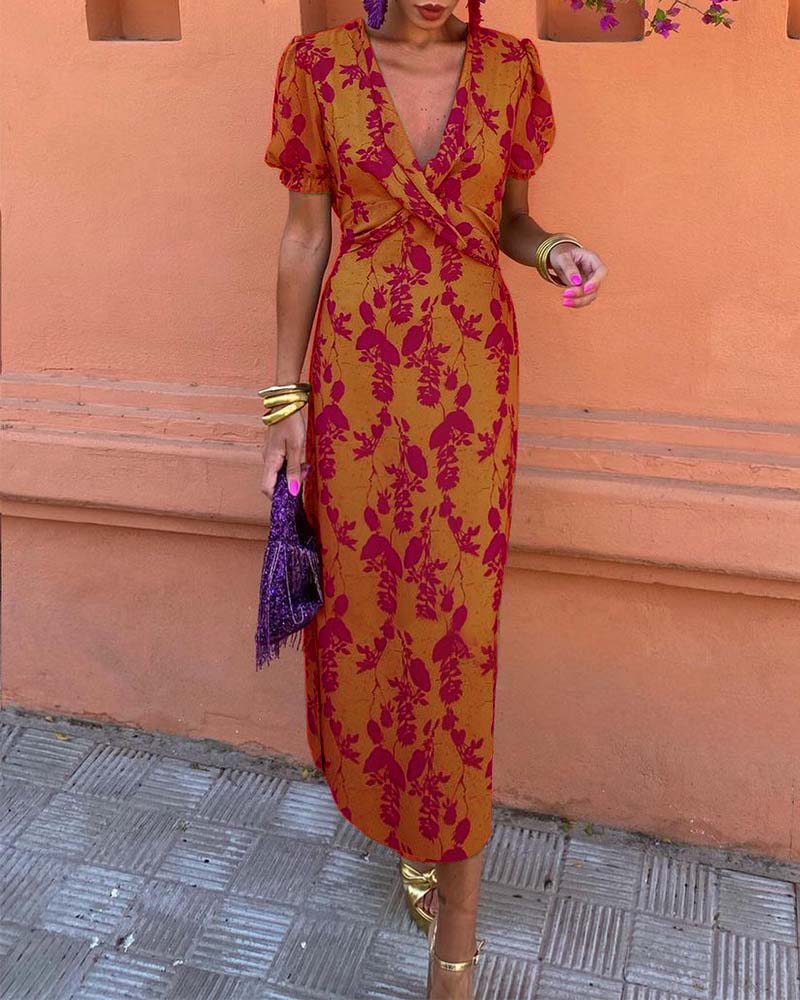 Erin | Stylish Floral Wrap Dress