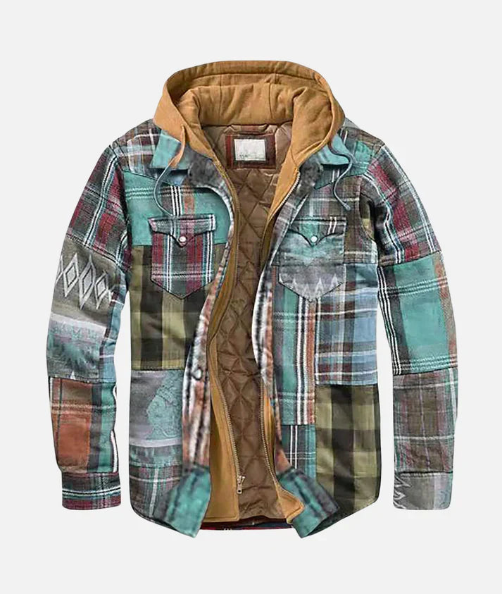 Eleanor™ | Stylish Patchwork Plaid Jacket