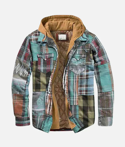 Eleanor™ | Stylish Patchwork Plaid Jacket