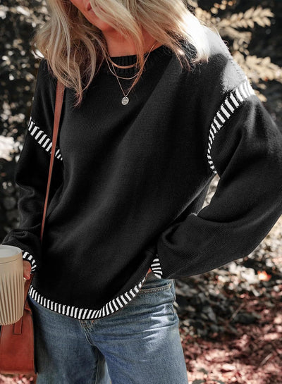 Marisa | Chic Contrast Sweater