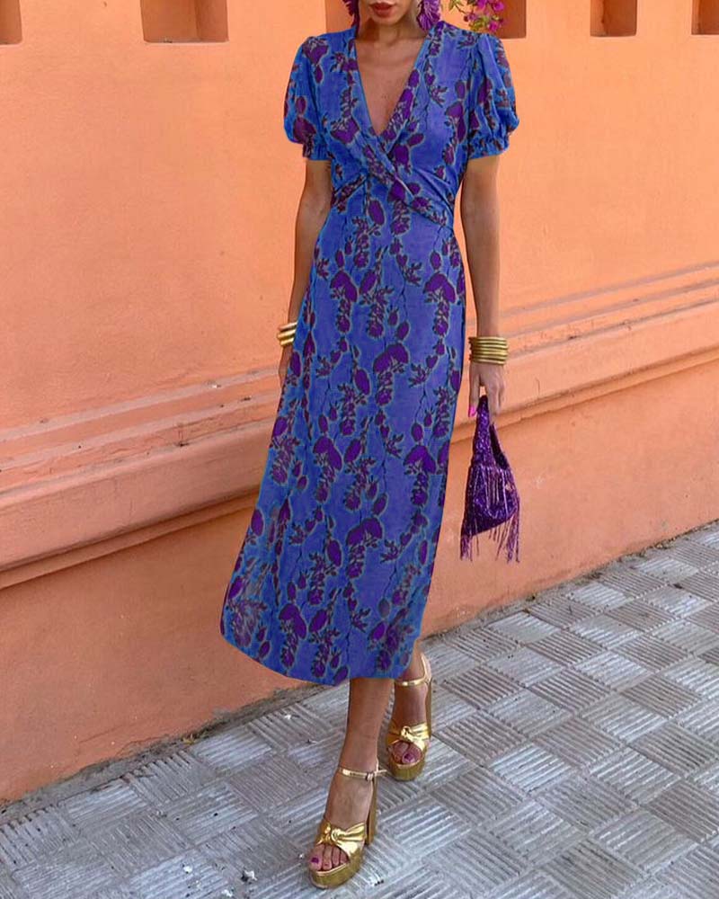 Erin | Stylish Floral Wrap Dress