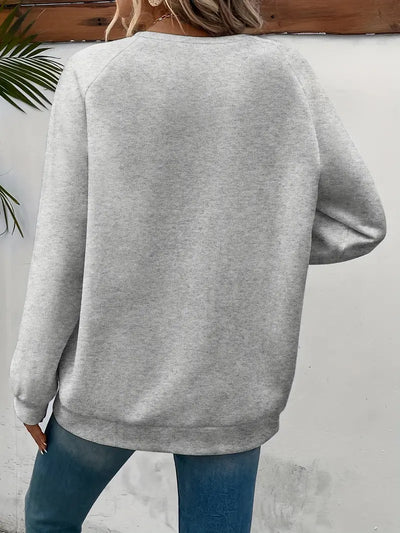 Piper | Stylish Heart Print Sweatshirt