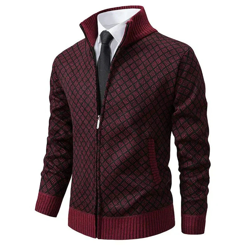 Xaver | Stylish Zip-Up Knit Jacket