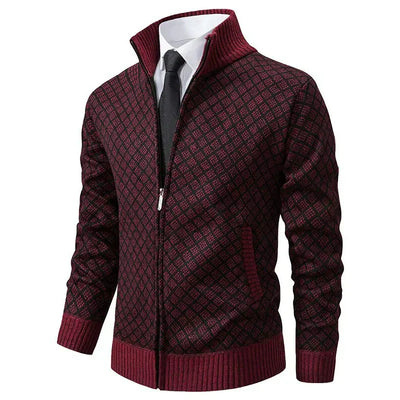 Xaver | Stylish Zip-Up Knit Jacket
