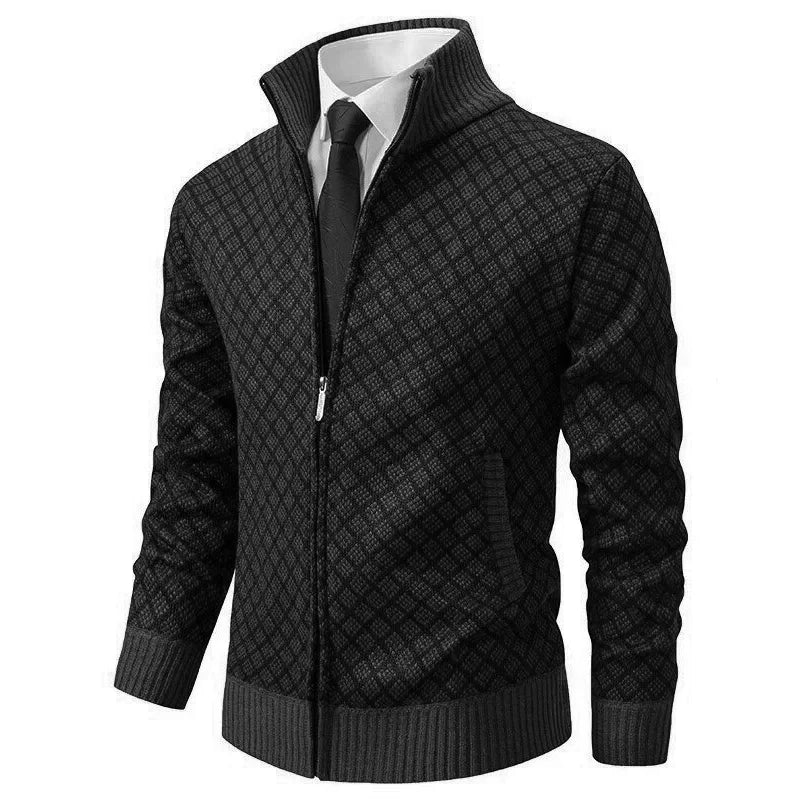 Xaver | Stylish Zip-Up Knit Jacket