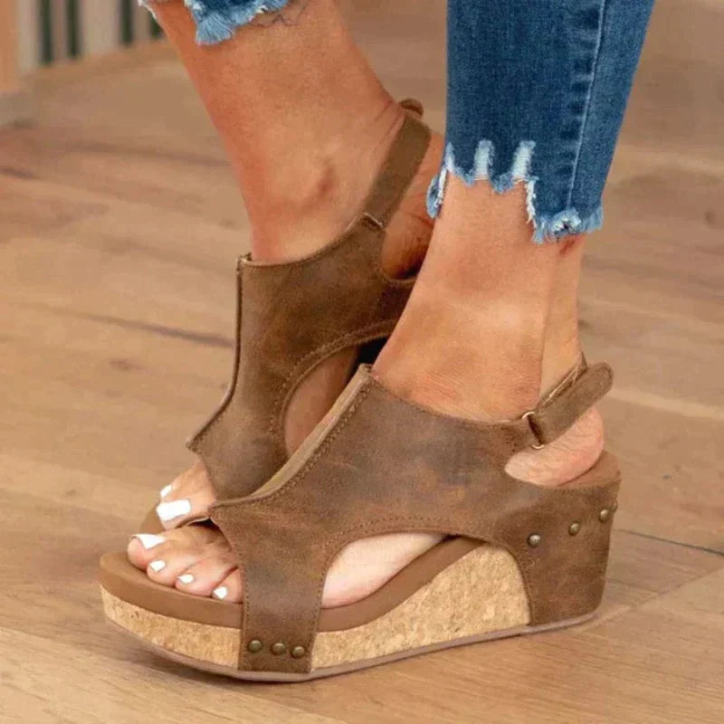 Vanessa | Orthopedic Leather Sandals