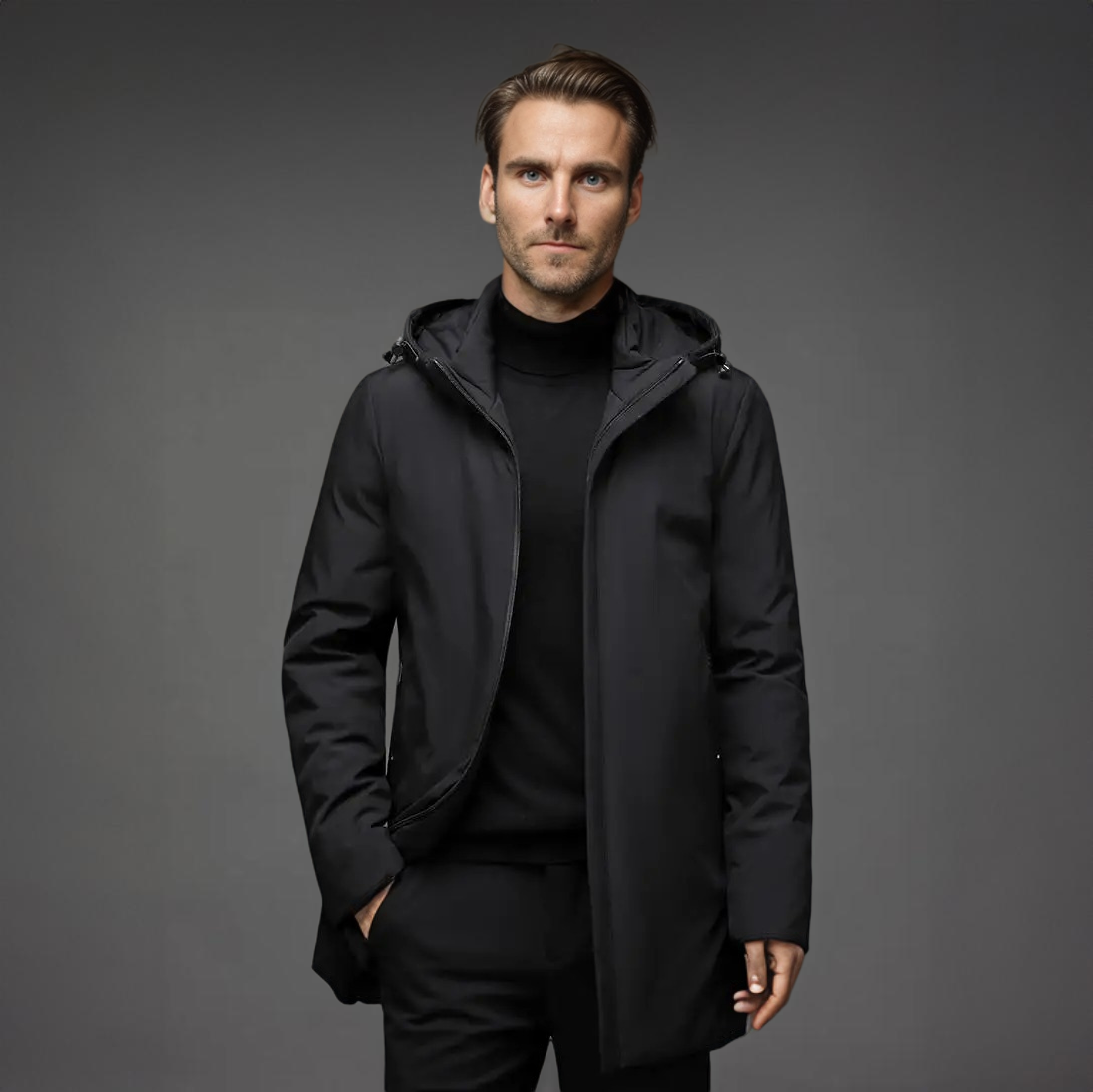 Oliver | Stylish Hooded Parka Jacket