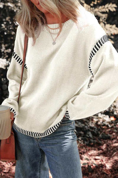 Marisa | Chic Contrast Sweater