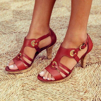 Isabella - Orthopedic Sandals with High Heel