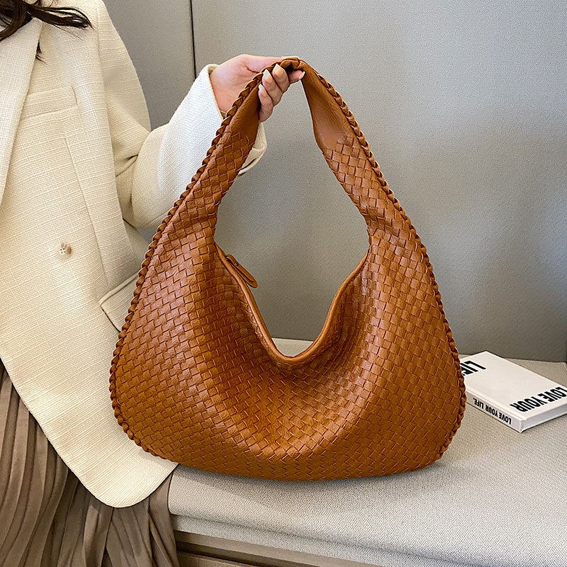 Evie | Stylish Woven Hobo Bag
