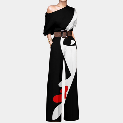 Isabelle | Stylish Off-Shoulder Jumpsuit