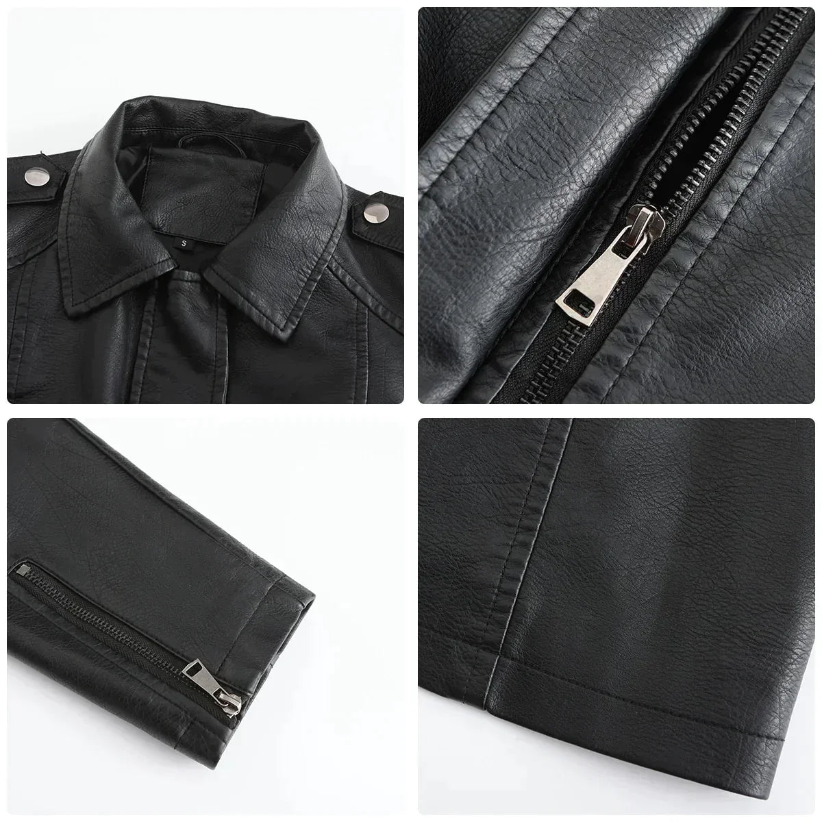 Liana | Stylish Long Leather Coat