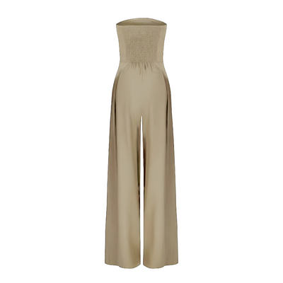 Amelie | Stylish Strapless Wide-Leg Jumpsuit