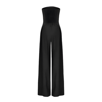 Amelie | Stylish Strapless Wide-Leg Jumpsuit