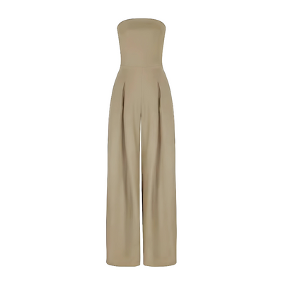 Amelie | Stylish Strapless Wide-Leg Jumpsuit