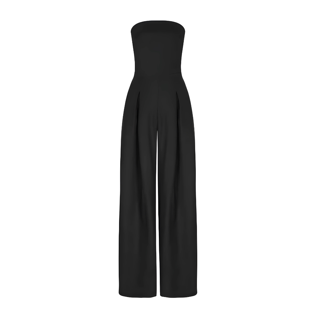 Amelie | Stylish Strapless Wide-Leg Jumpsuit