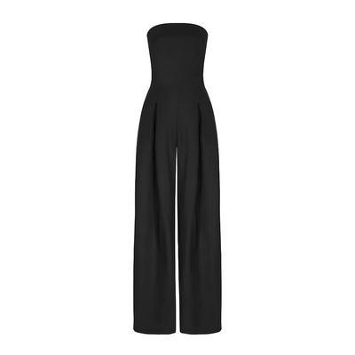 Amelie | Stylish Strapless Wide-Leg Jumpsuit