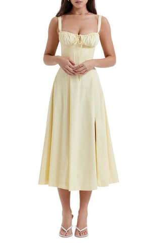 Freya | Stylish Floral Midi Dress