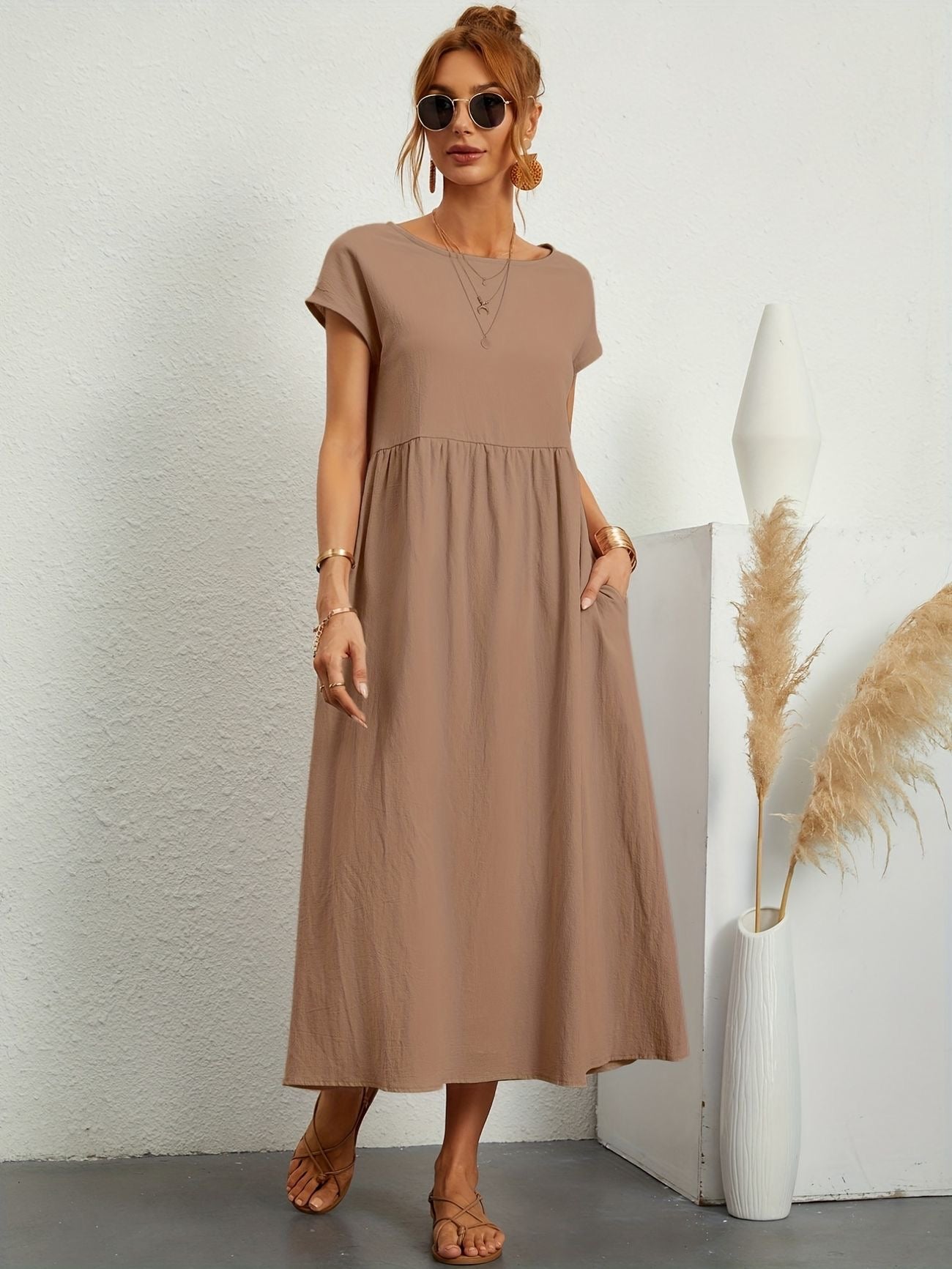 Alyssa | Relaxed Fit Midi Dress