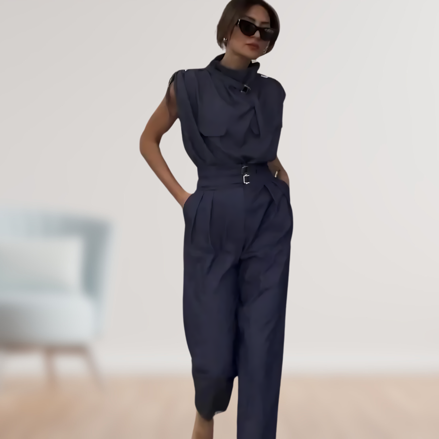 Jenna | Stylish Belted Jumpsuit