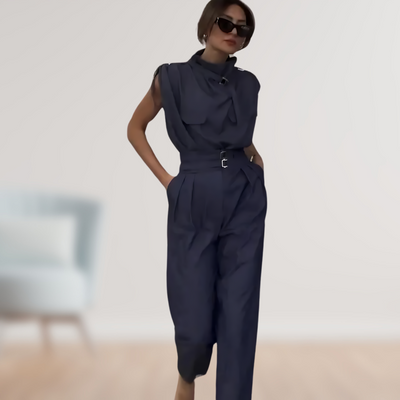 Jenna | Stylish Belted Jumpsuit