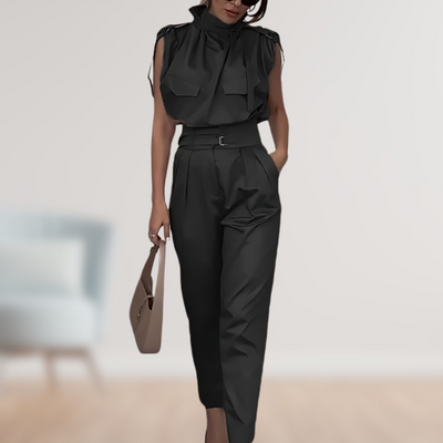 Jenna | Stylish Belted Jumpsuit