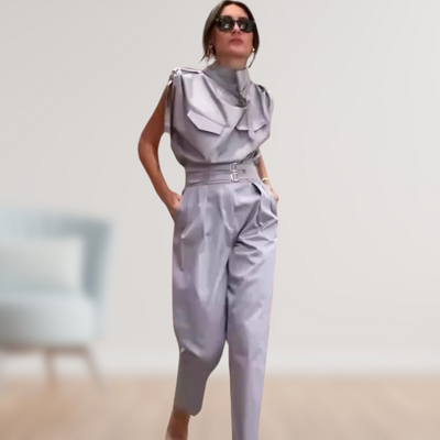 Jenna | Stylish Belted Jumpsuit