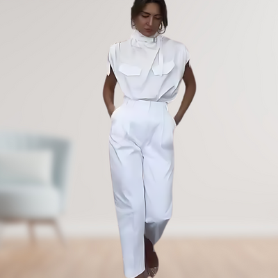 Jenna | Stylish Belted Jumpsuit