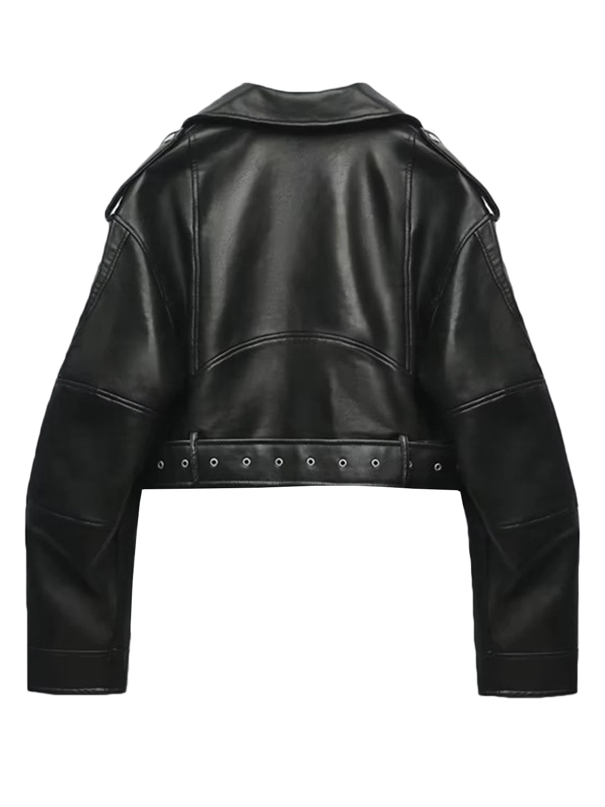 Faux Leather Moto Jacket
