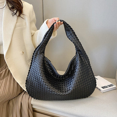 Evie | Stylish Woven Hobo Bag