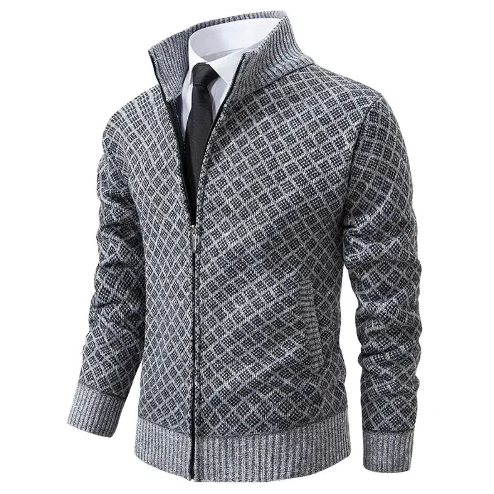 Xaver | Stylish Zip-Up Knit Jacket
