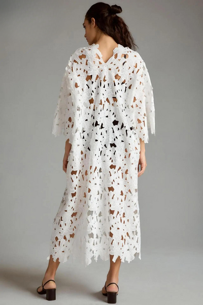 Kylie | Stylish Laser-Cut A-Line Dress