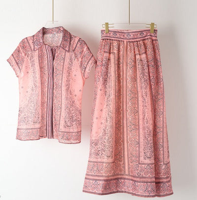 Lucia™ | Button-Down Belted Waist Dress