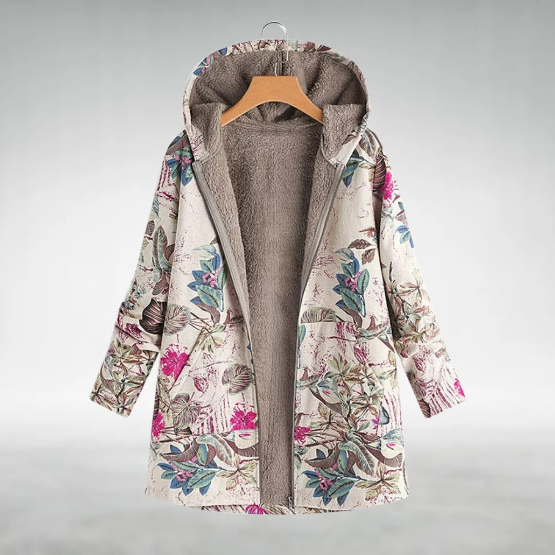 Aurora | Warm Fit Floral Fleece Jacket