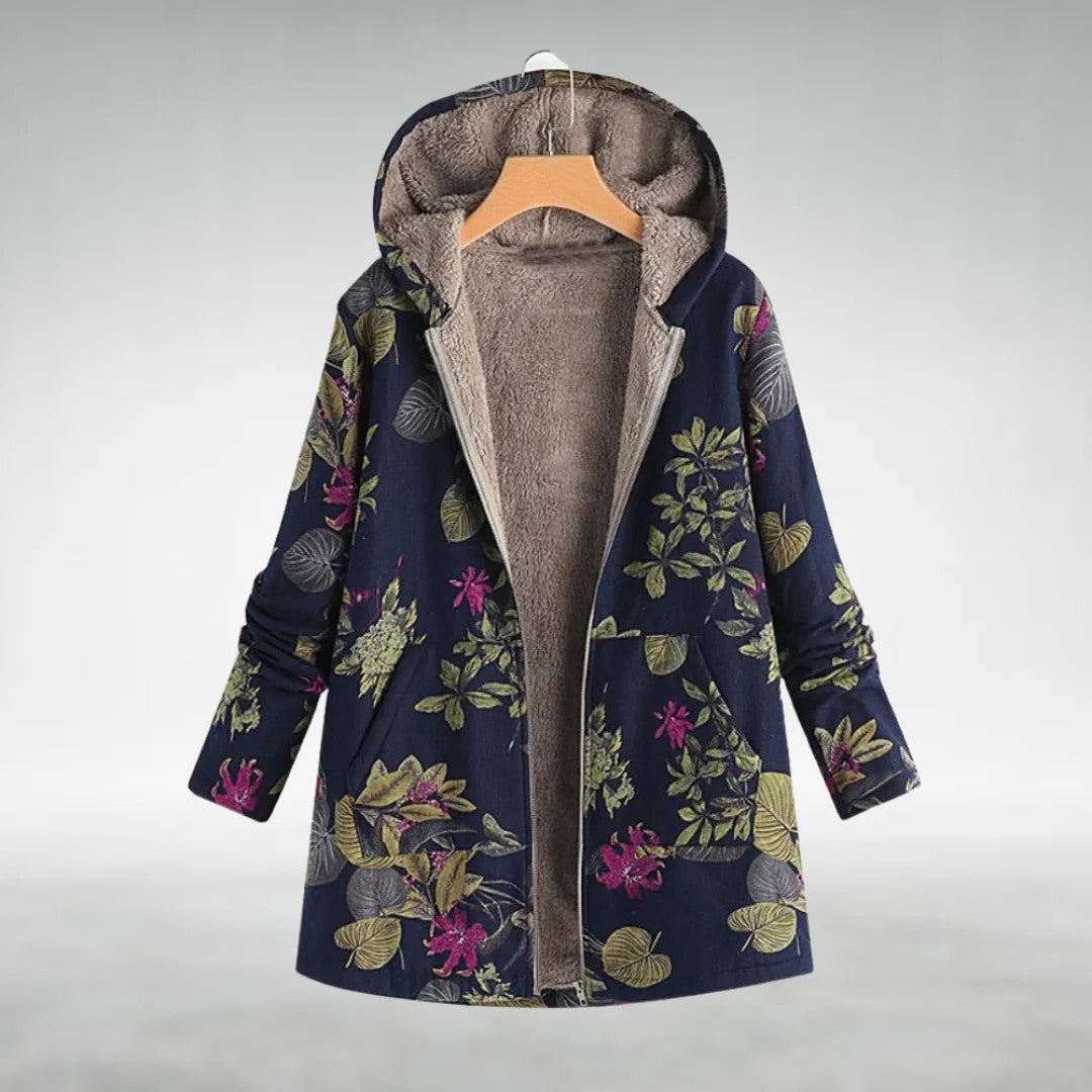 Aurora | Warm Fit Floral Fleece Jacket
