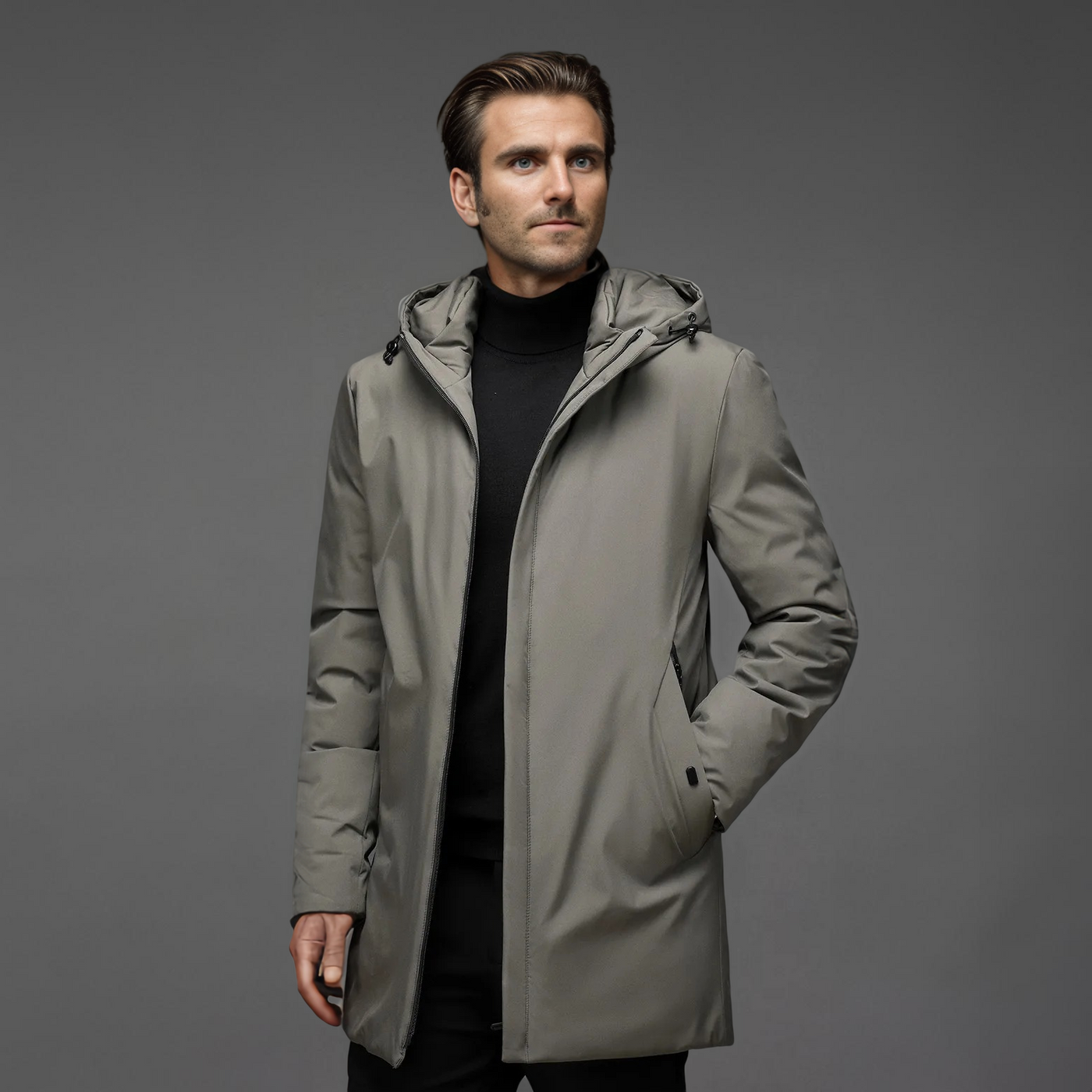 Oliver | Stylish Hooded Parka Jacket