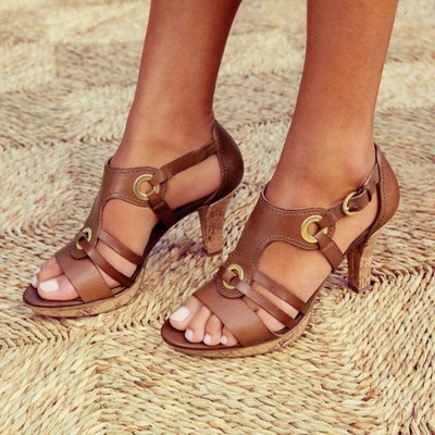 Isabella - Orthopedic Sandals with High Heel