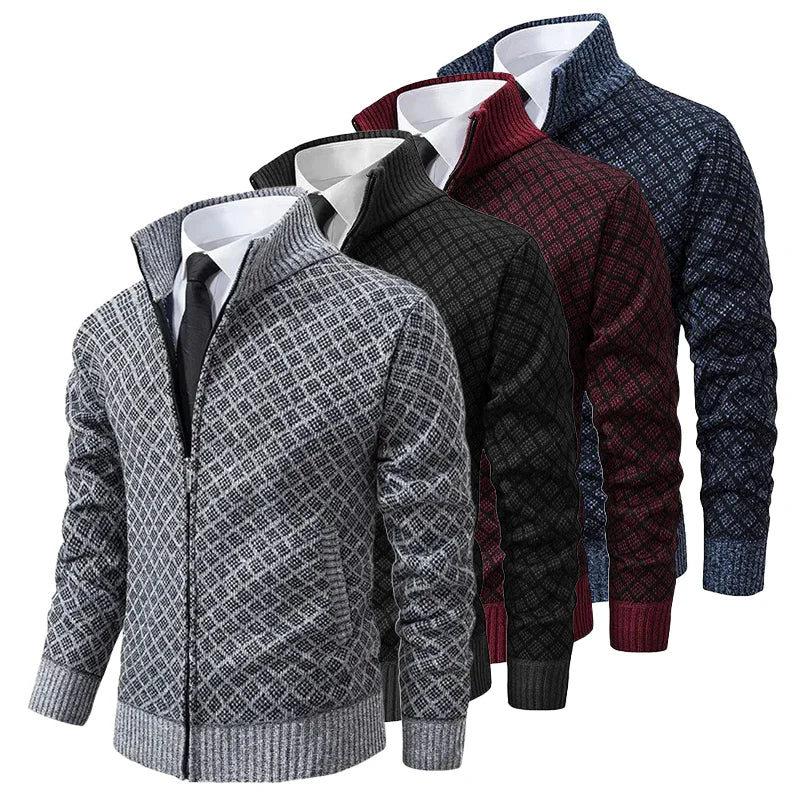 Xaver | Stylish Zip-Up Knit Jacket