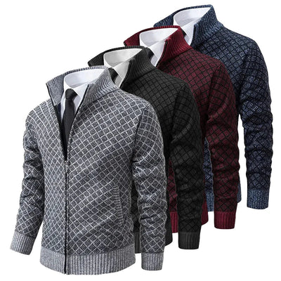 Xaver | Stylish Zip-Up Knit Jacket